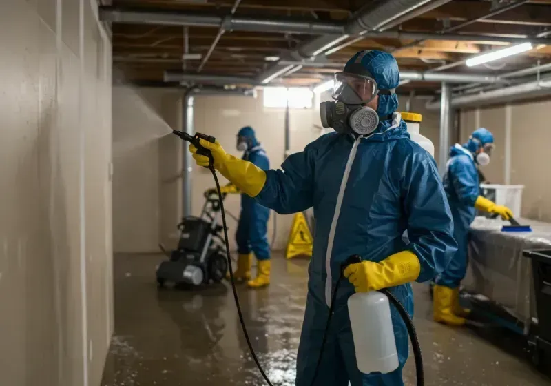 Basement Sanitization and Antimicrobial Treatment process in Kingsbury County, SD